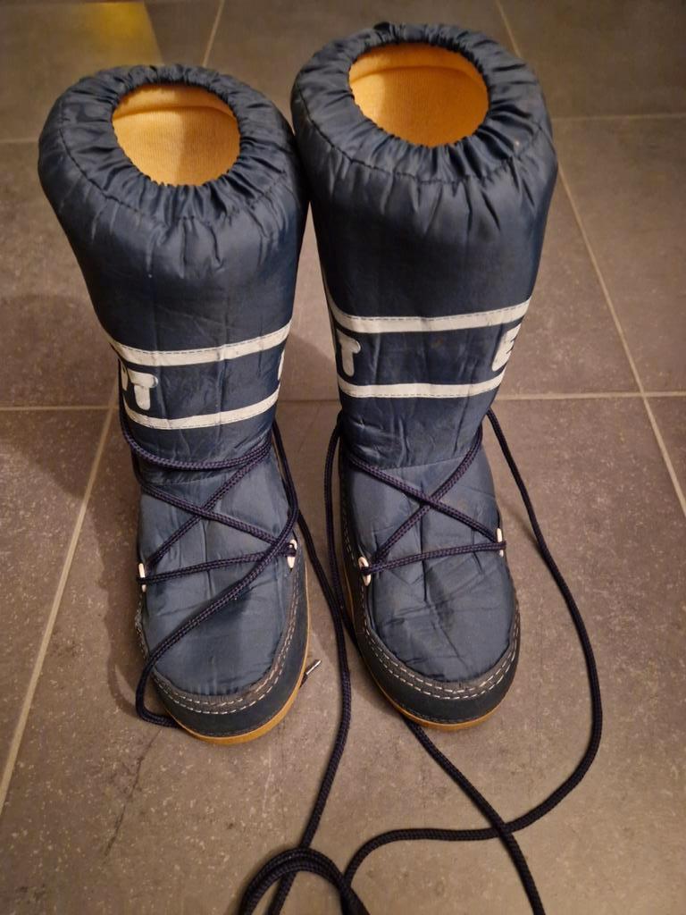 donkerblauwe sneeuwbotten - maat 39-40, Ophalen, Blauw, Snowboots, Zo goed als nieuw