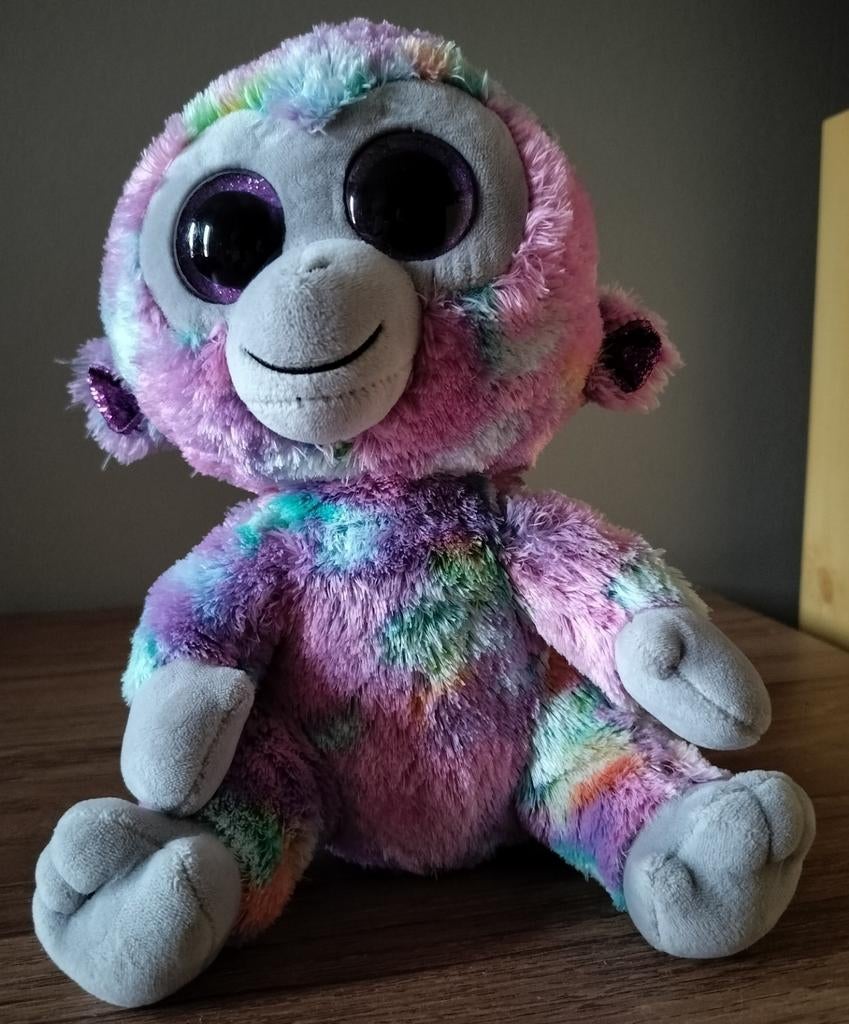 TY Beanie Boos ZURI de aap, Kinderen en Baby's, Ophalen, Zo goed als nieuw