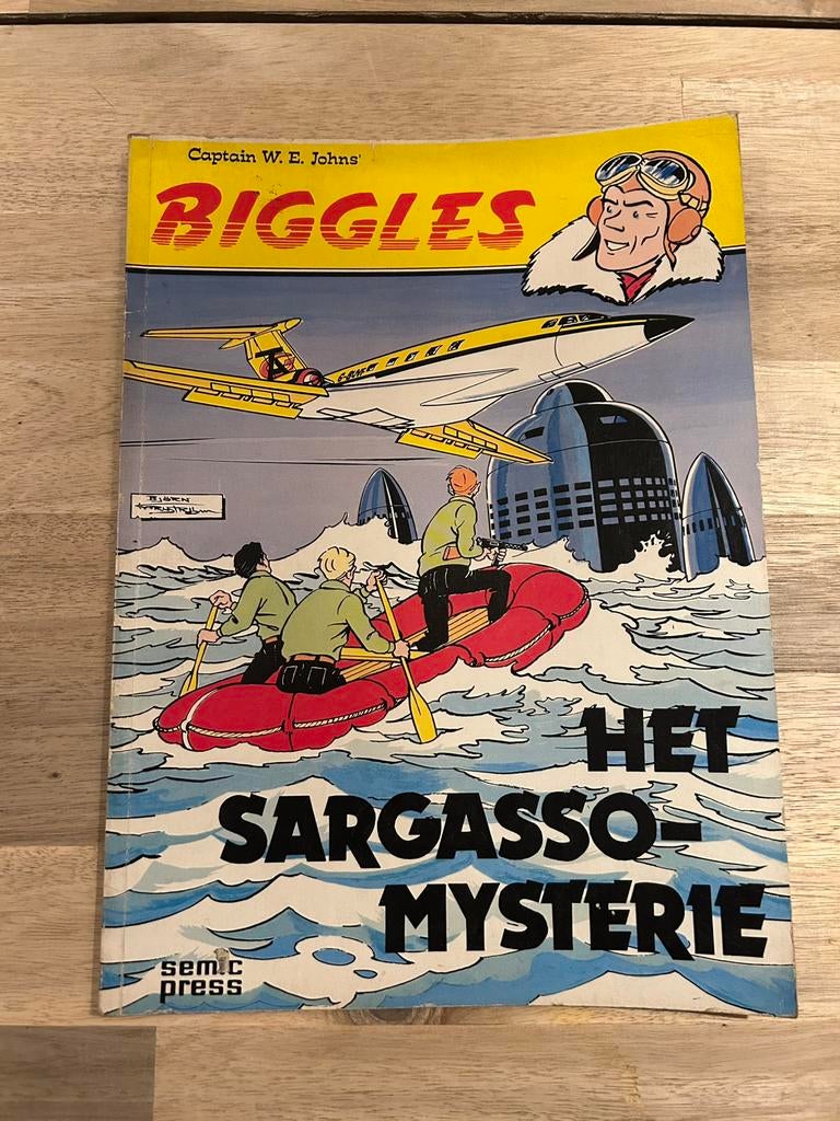 Biggles - Het Sargasso-mysterie, Eén stripboek, Ophalen, Gelezen