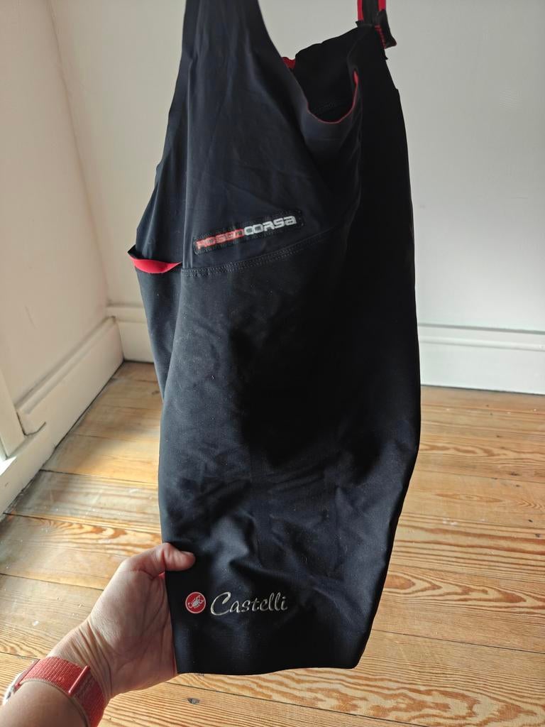 Koersbroek Castelli maat medium lijstjes kunnen losgemaakt, Vélos & Vélomoteurs, Accessoires vélo | Vêtements de cyclisme, Castelli