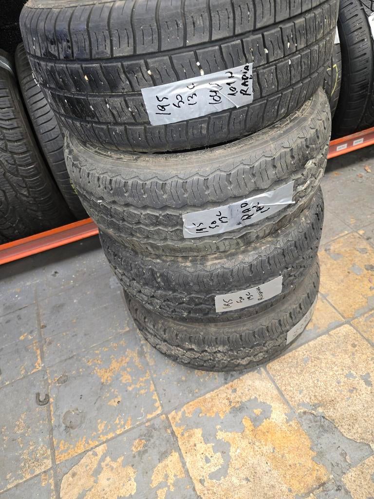195/50 13C. Aanhangwagen banden gratis montage, Enlèvement