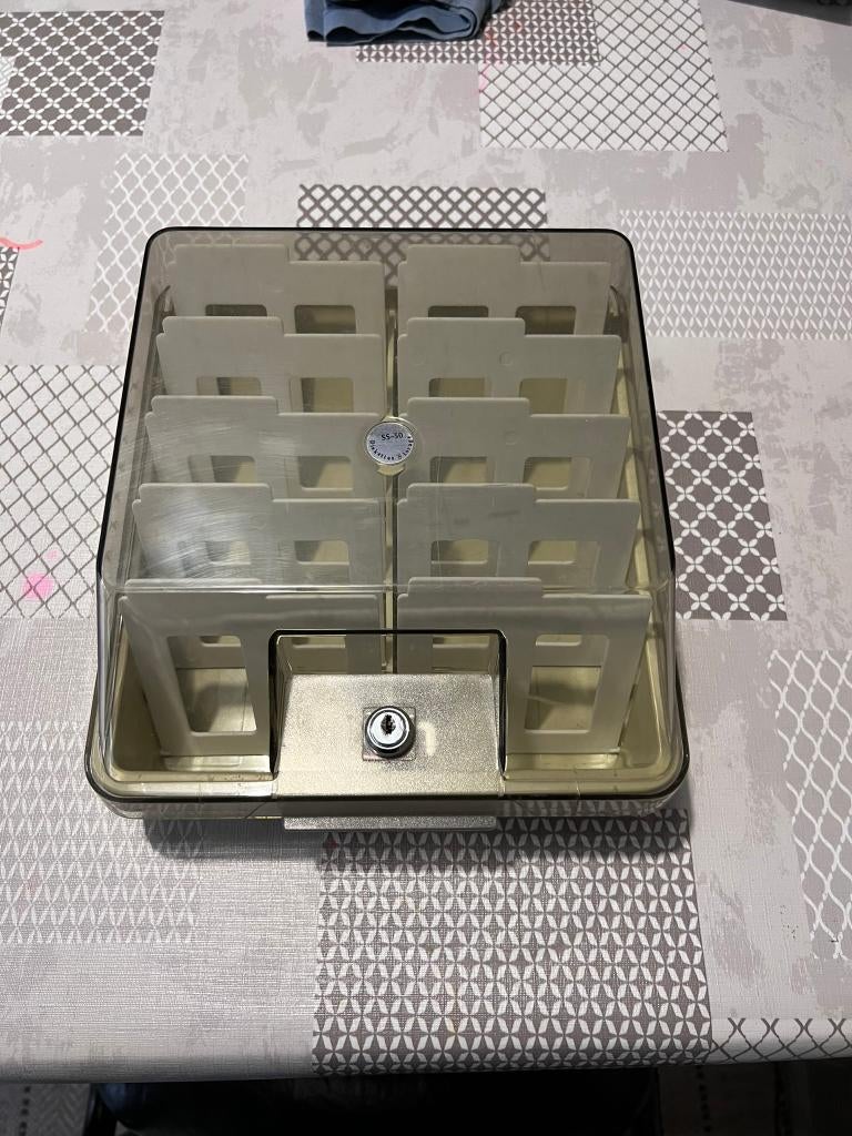 Boîte porte-disque vintage, Enlèvement ou Envoi