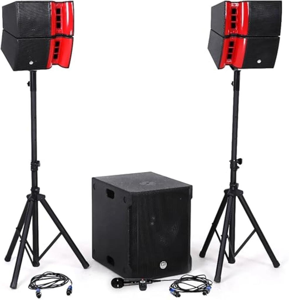a louer kit sonorisation 1200w complet, Enlèvement, Neuf, 120 watts ou plus, Haut-parleur central