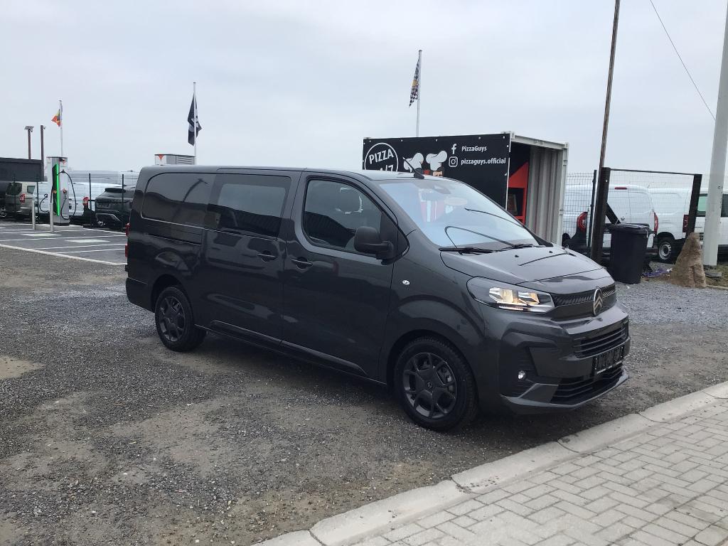 citroen jumpy l3 180pk automaat 2025 dubbel/cabine 10km, Argent ou Gris, 6 portes, Euro 6, Entreprise