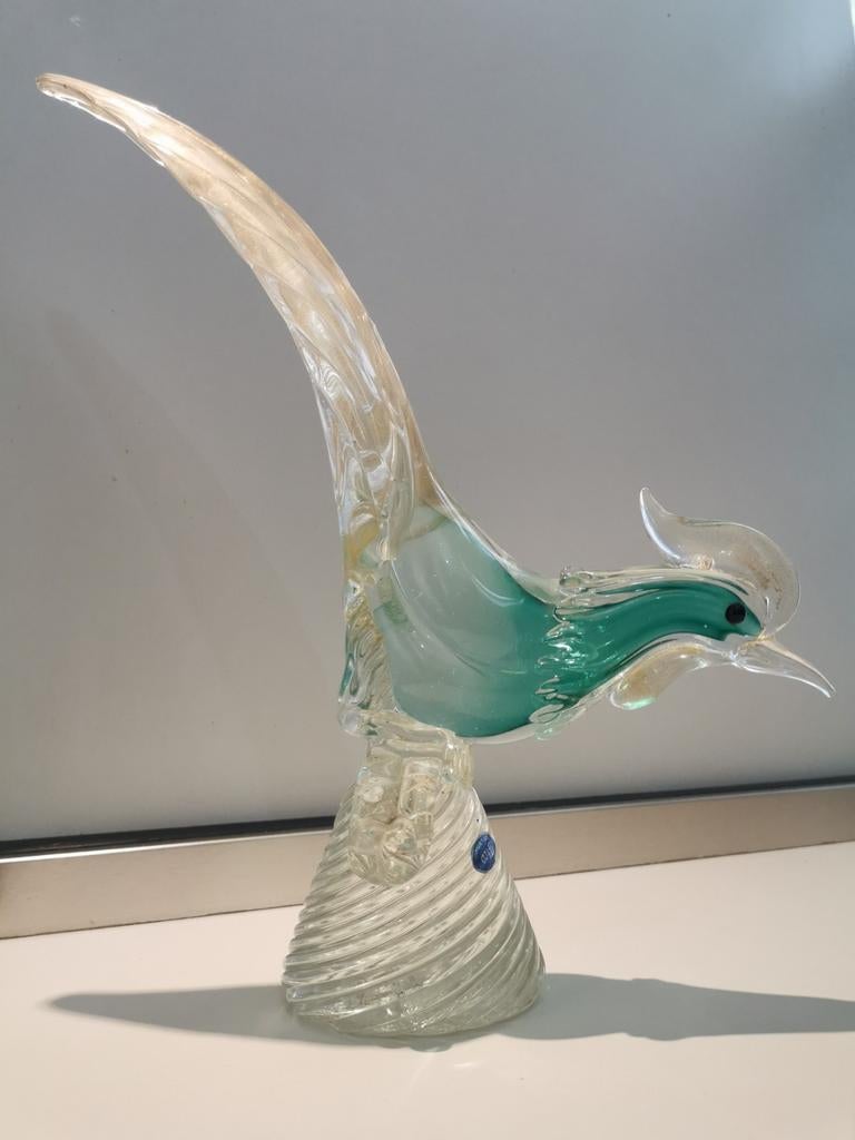 Vintage haan Murano glaswerk, Ophalen