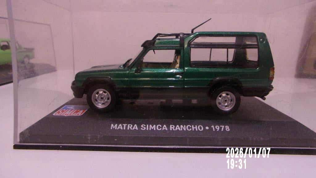 SIMCA COLLECTION 1/43.MATRA RANCHO 78.COMME NEUVE., Hobby & Loisirs créatifs, Voitures miniatures | 1:43, Comme neuf, Voiture