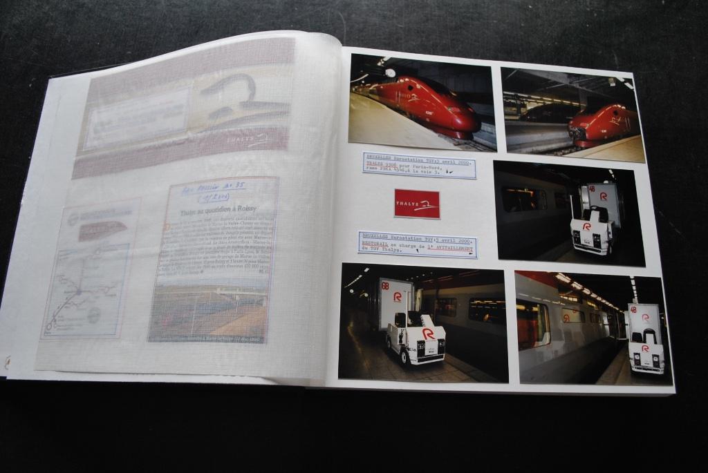 Gros Album photos originales THALYS TGV 24 RARE UNIQUE Train, Enlèvement ou Envoi, Utilisé, Train, Autres types