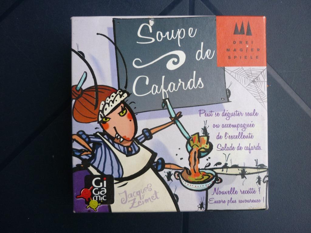 Jeu de cartes - Soupe de Cafards - Gigamic, Trois ou quatre joueurs, Enlèvement ou Envoi, Utilisé, Gigamic