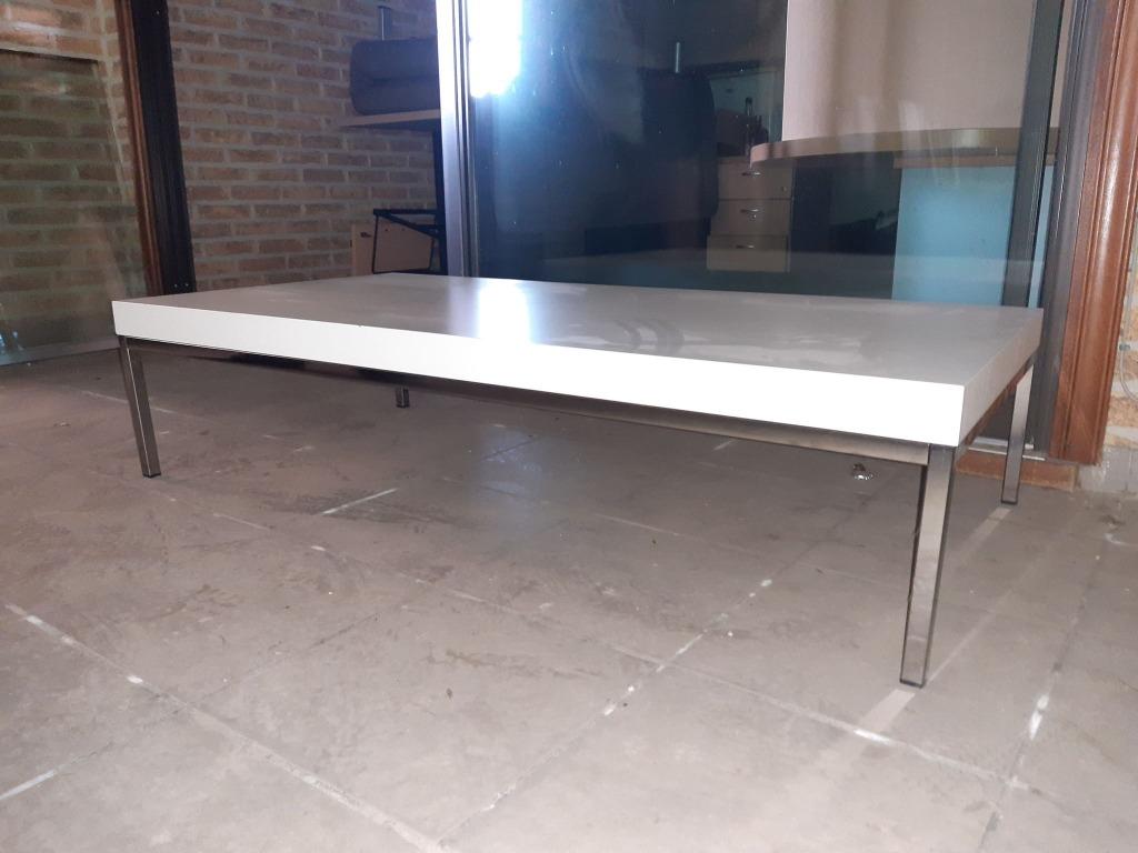 Laag salontafeltje, Ophalen, Gebruikt, 100 tot 150 cm, 50 tot 100 cm
