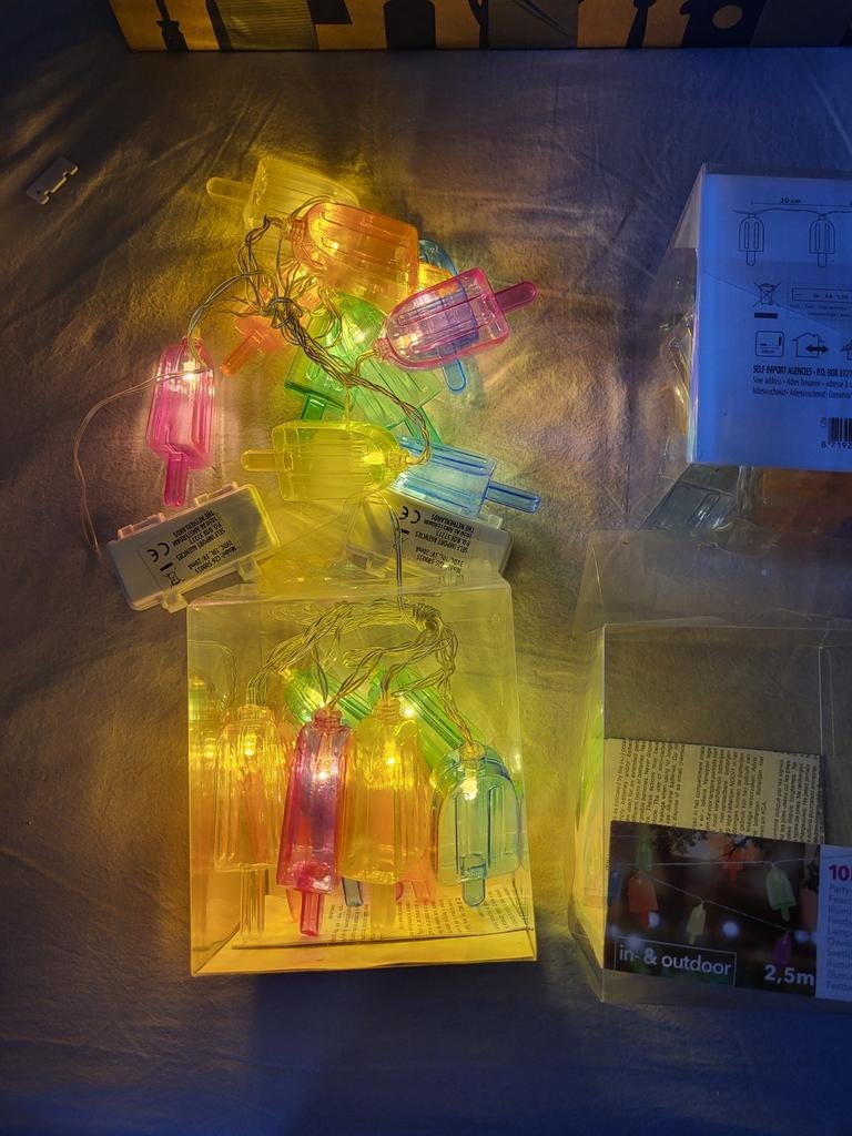 3 doosjes party verlichting, Ophalen of Verzenden, Zo goed als nieuw