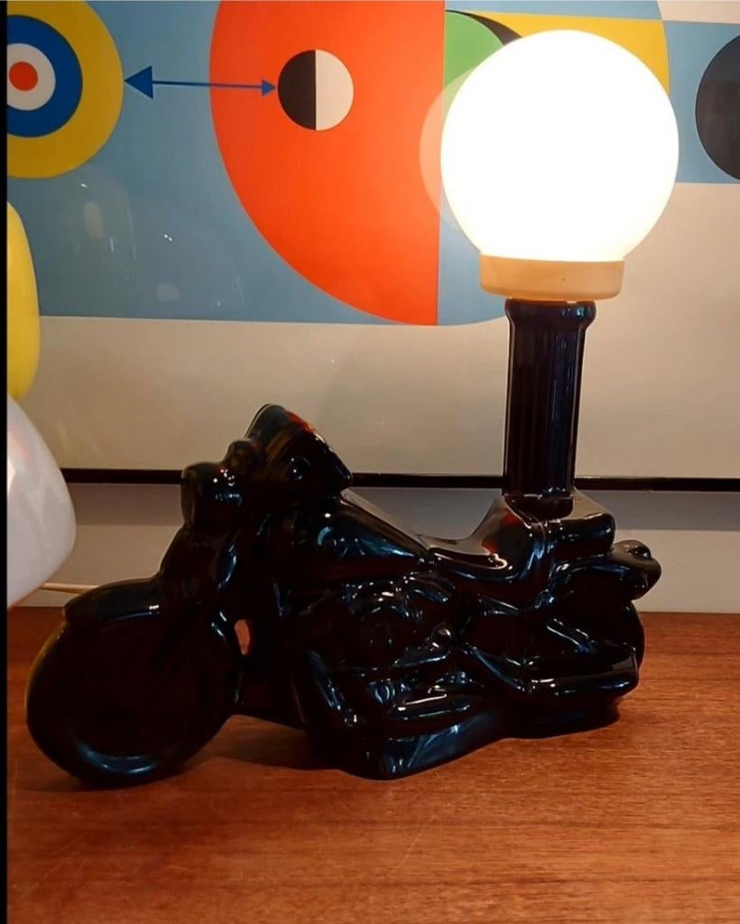Motorlamp jaren 80 eighties sfeerlamp, Antiek en Kunst, Ophalen of Verzenden