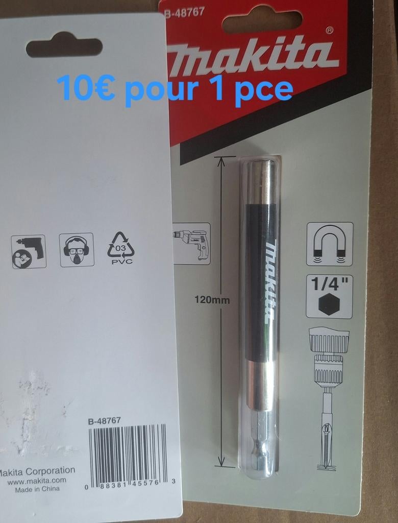 Makita *rallonge pour visseuse* neuf dans le paquet 10€, Enlèvement ou Envoi