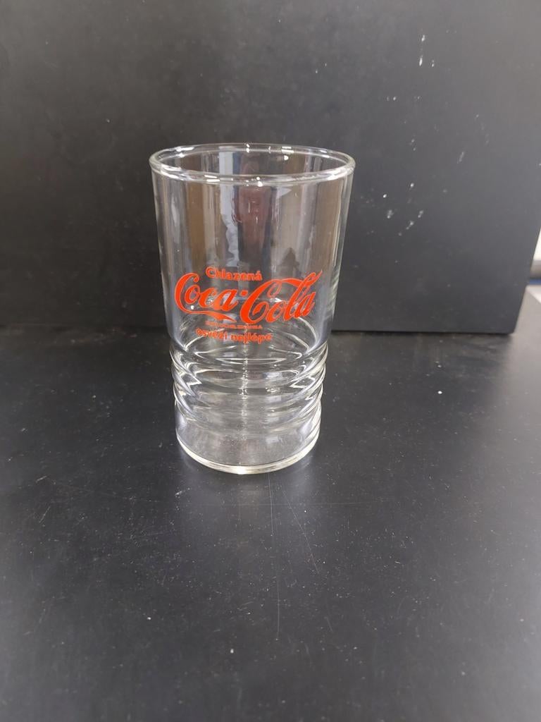 Verre à coca de la République tchèque, Enlèvement ou Envoi, Comme neuf, Verre à soda