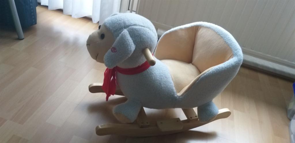 Schommelschaap met geluid, Ophalen, Zo goed als nieuw