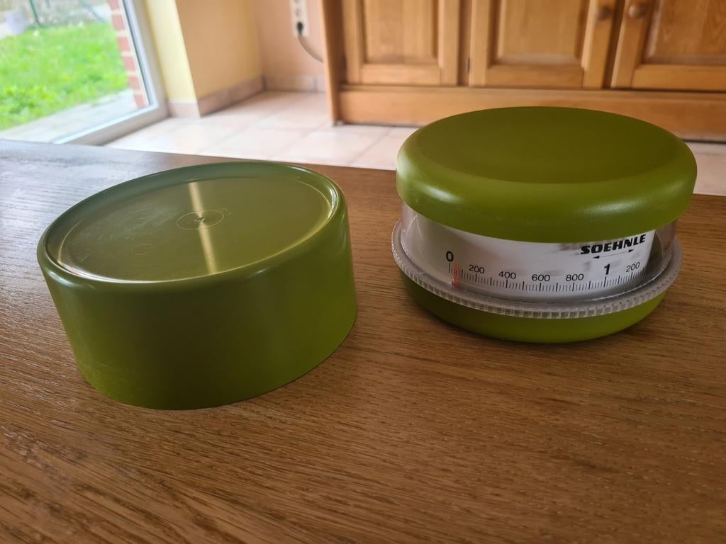 Balance vintage SOEHNLE VERT 2 KG, Electroménager, Balances, Enlèvement, Comme neuf