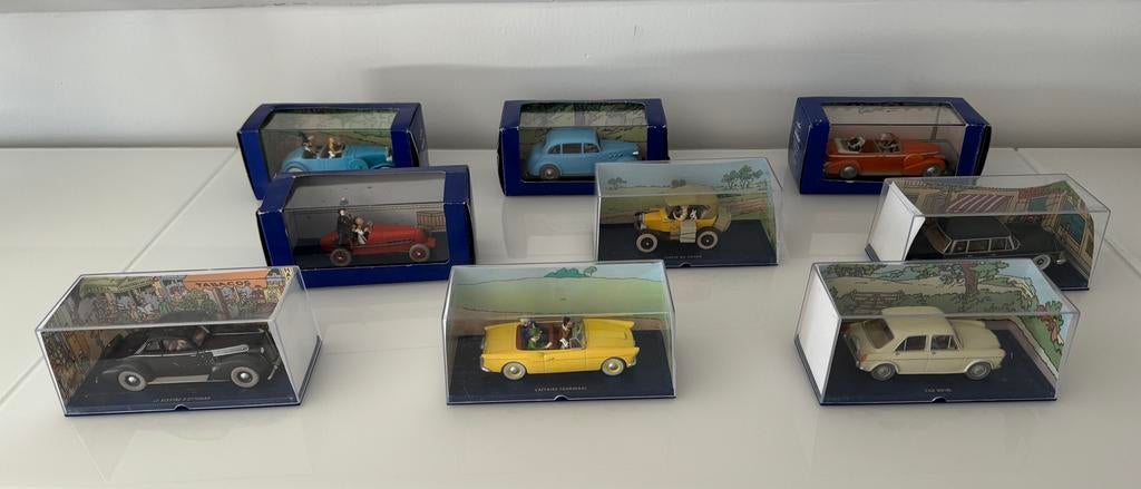 Modelauto’s Kuifje - incl certificaten, Ophalen of Verzenden, Gebruikt, Auto, Overige merken