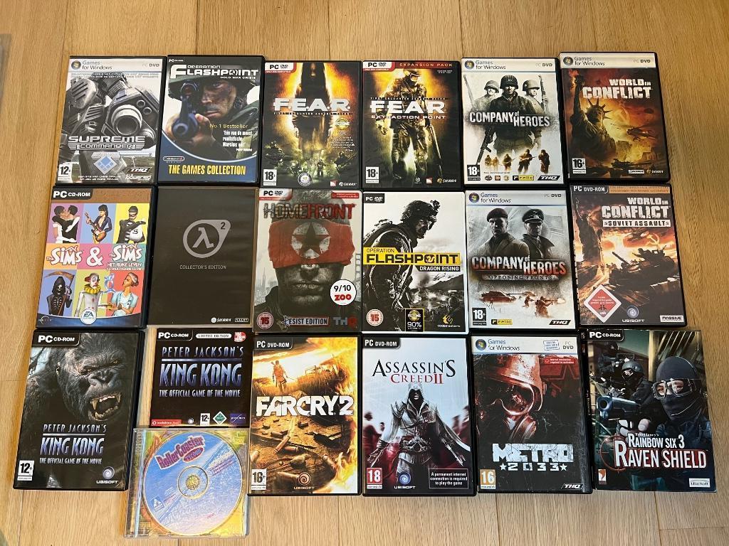 PC games te koop, Consoles de jeu & Jeux vidéo, Enlèvement, Utilisé