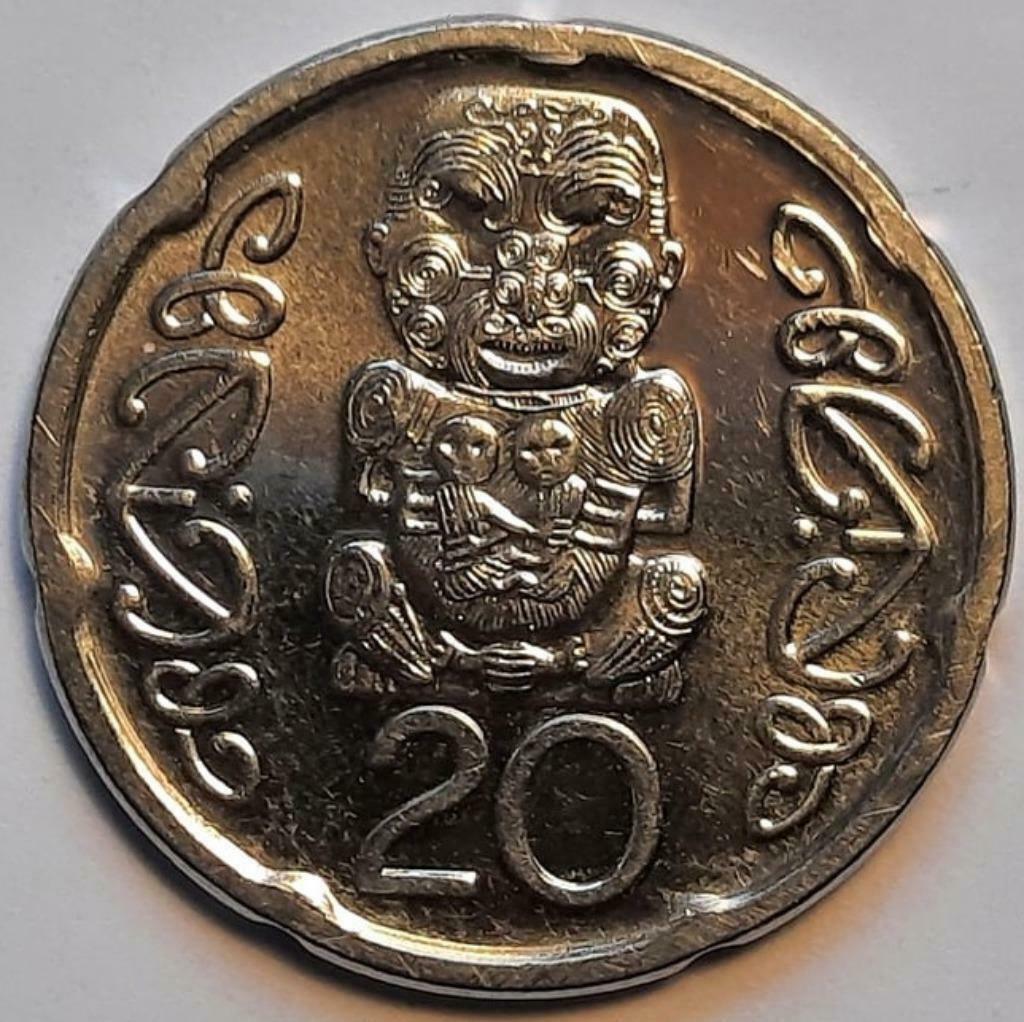 Nieuw Zeeland - 20 cents - 2008, Timbres & Monnaies, Monnaies | Océanie, Enlèvement ou Envoi, Monnaie en vrac