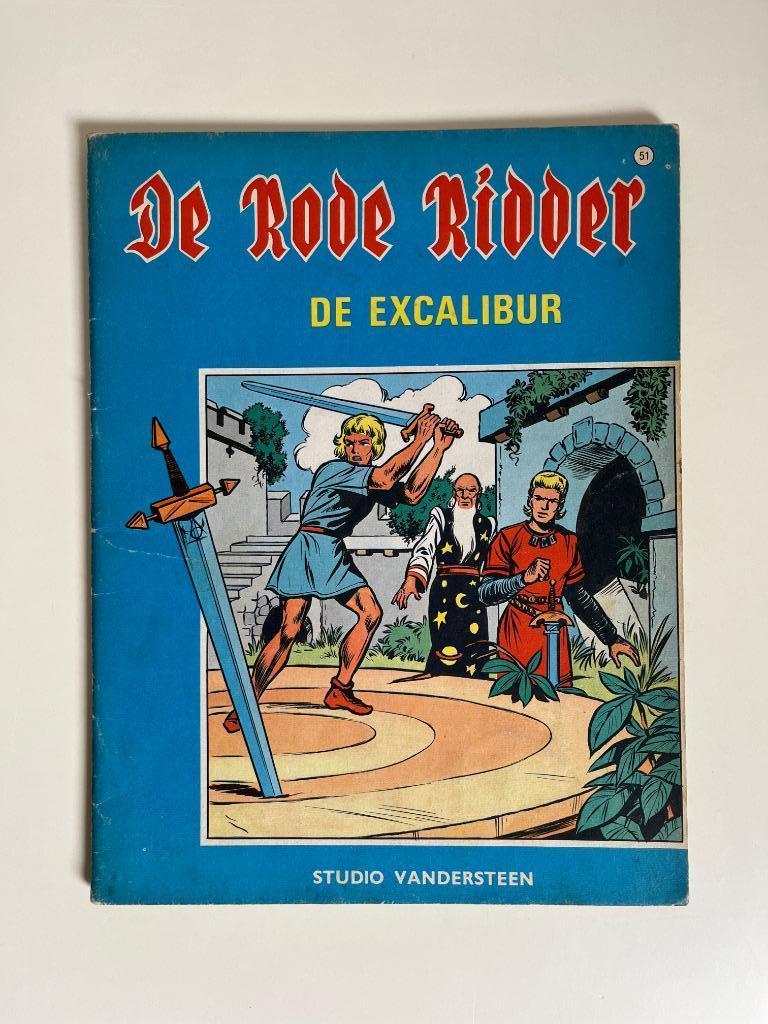 De Rode Ridder 51 - De Excalibur - 1e druk 1971, Boeken, Verzenden, Willy Vandersteen