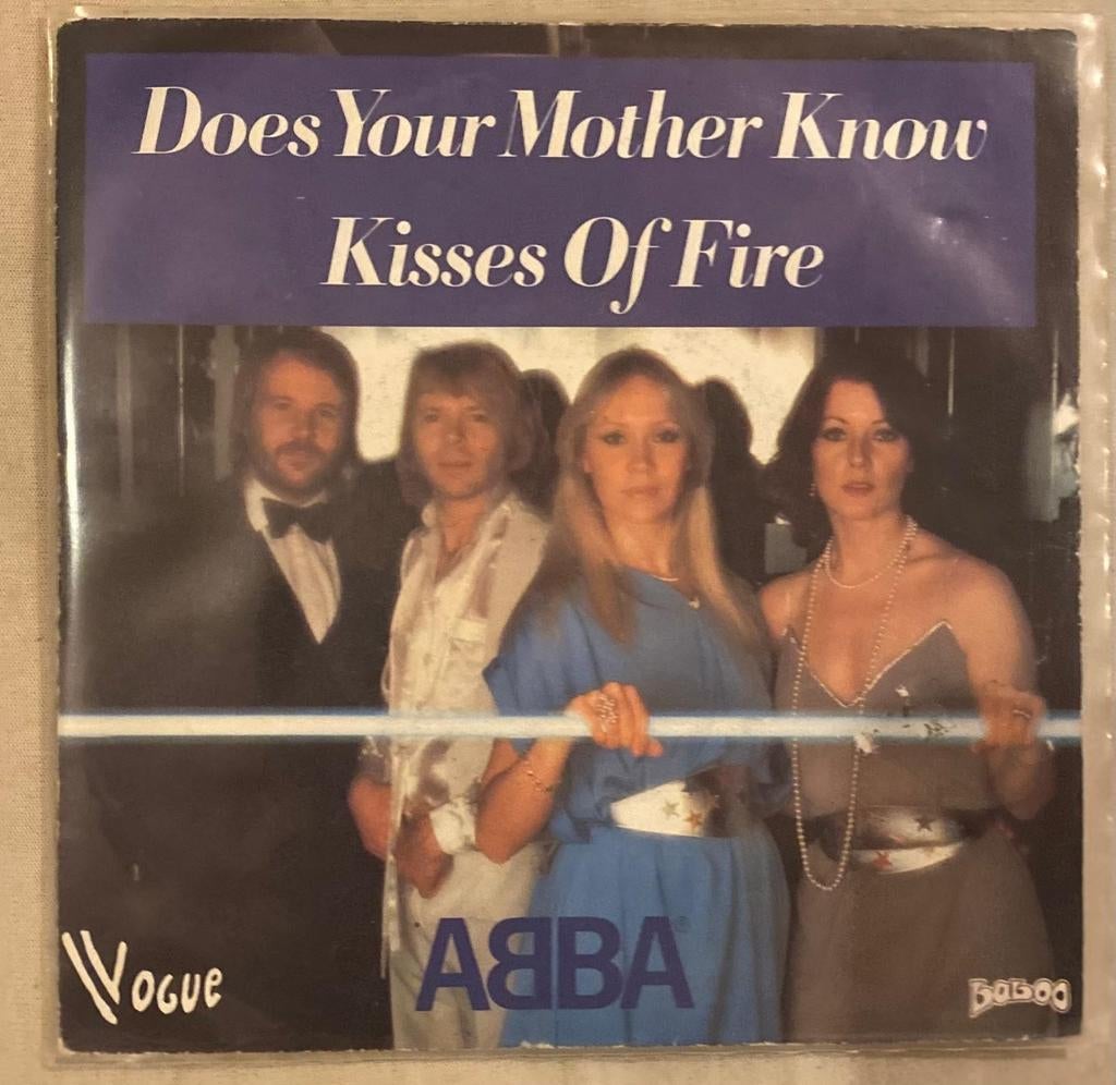 ABBA Does Your Mother Know, Cd's en Dvd's, Vinyl Singles, Ophalen of Verzenden, Zo goed als nieuw, Single