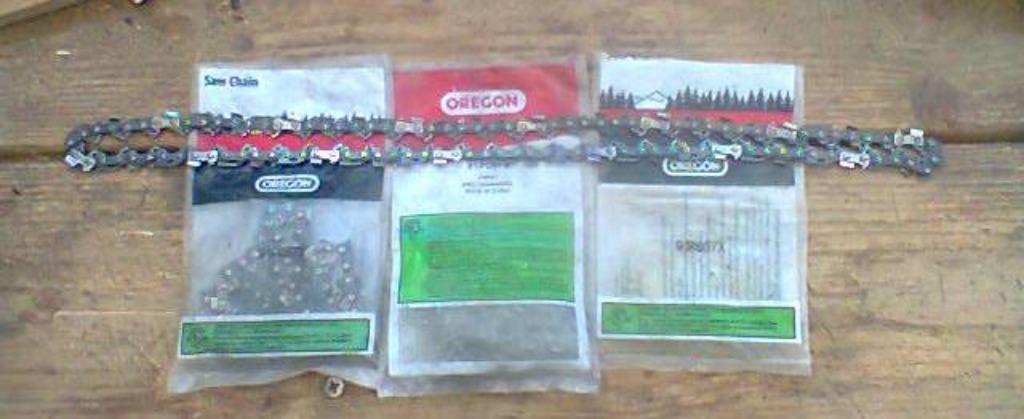 3 Chaînes de scie OREGON, Enlèvement ou Envoi, Tronçonneuse, 30 à 70 mm, Comme neuf