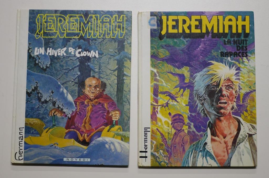 BD Jérémiah 1 La nuit des rapaces et 9 Un hiver de clown, Ophalen of Verzenden, Gelezen