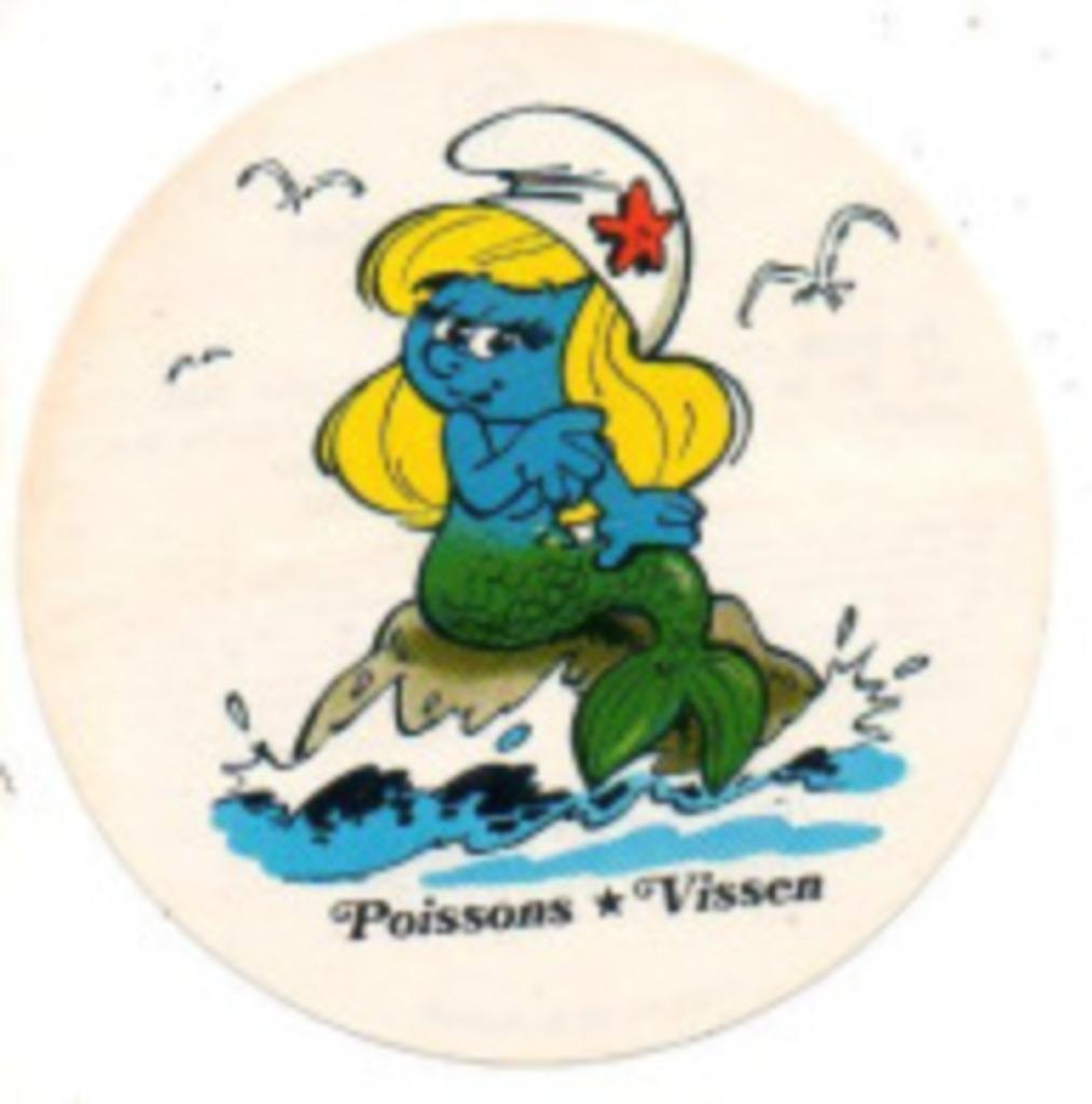 smurf stickers 2 stuks, Ophalen of Verzenden
