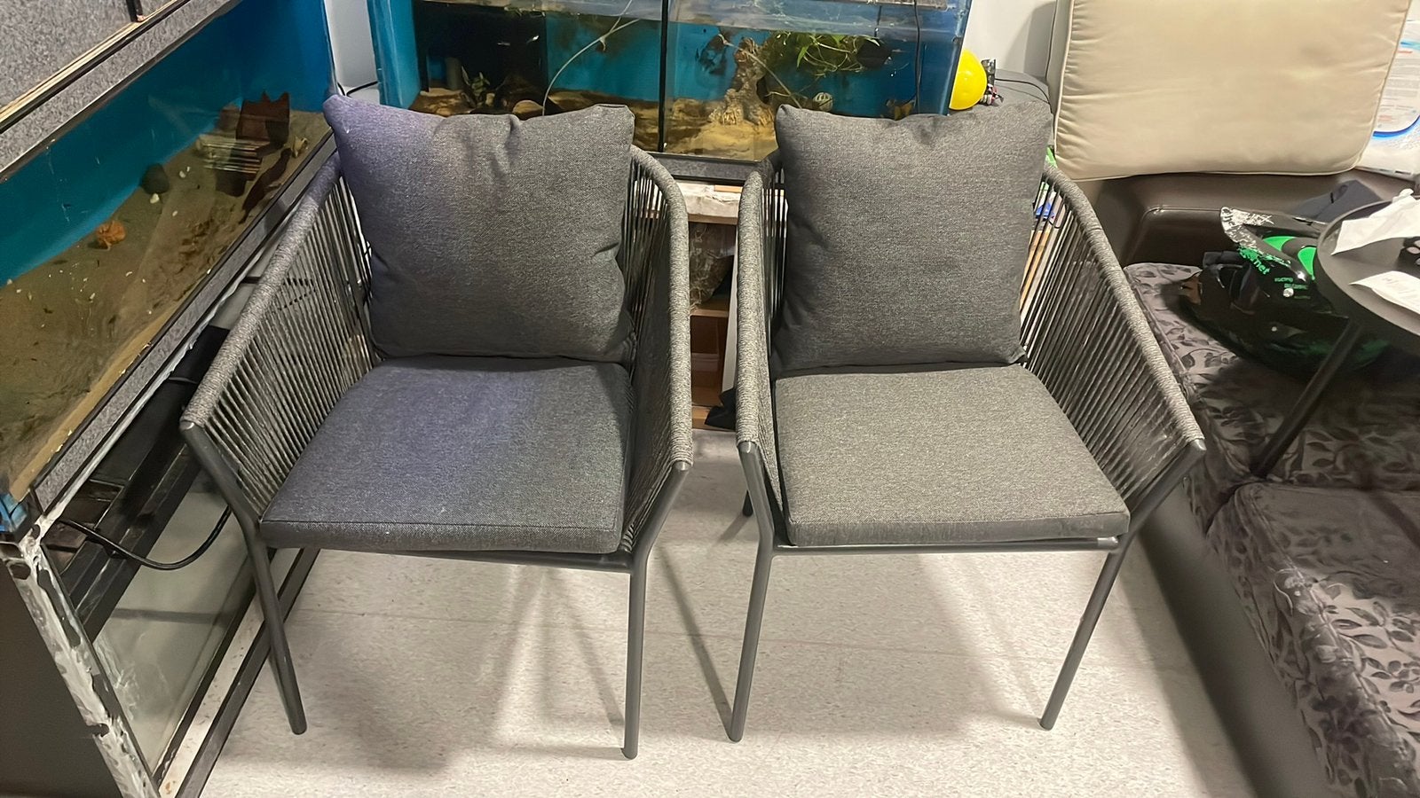 2 tuin stoelen, Tuin en Terras, Ophalen, Aluminium, Verstelbaar