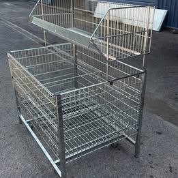 Paniers de shelving,tables promo Wanzl —Matériel pro magasin, Enlèvement ou Envoi, 60 cm ou plus, Utilisé, 50 cm ou plus