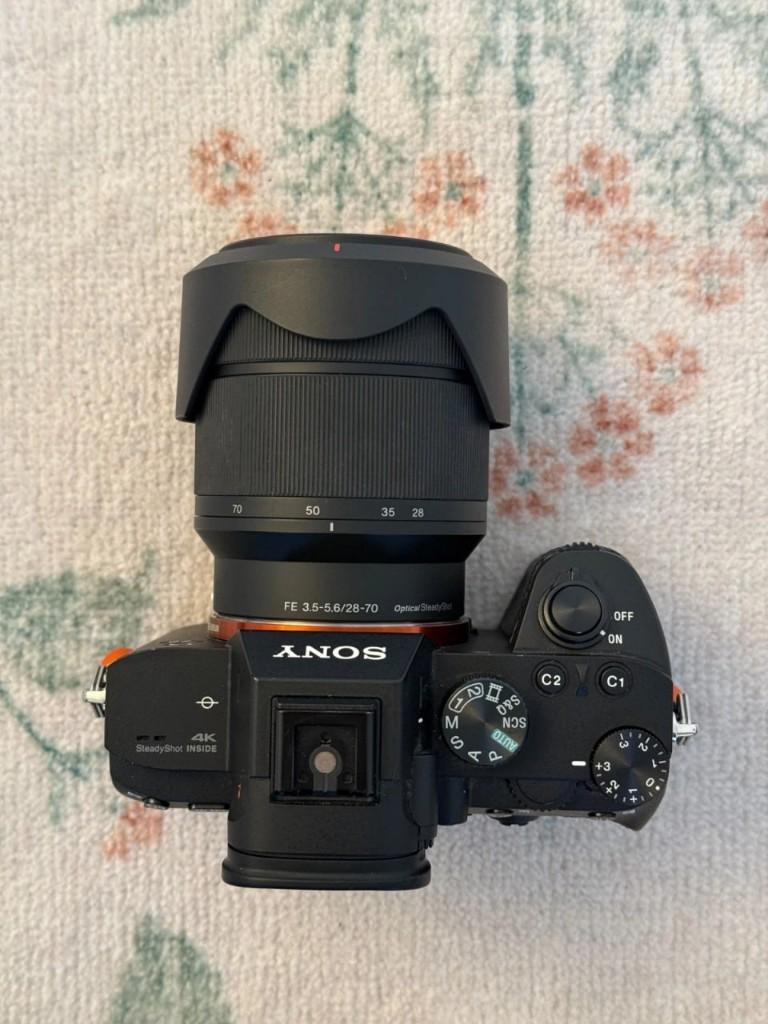 Sony A7 III met 28-70mm lens, Audio, Tv en Foto, Fotocamera's Digitaal, Gebruikt, Spiegelreflex, Ophalen of Verzenden, Sony