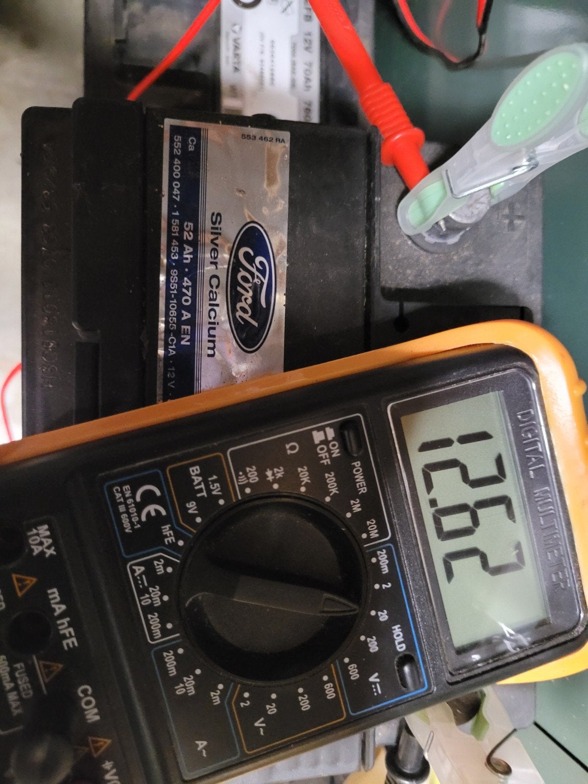 Batterie au calcium Ford Silver d'origine, 52 Ah/470 A, test, Autos : Pièces & Accessoires, Enlèvement, Smart