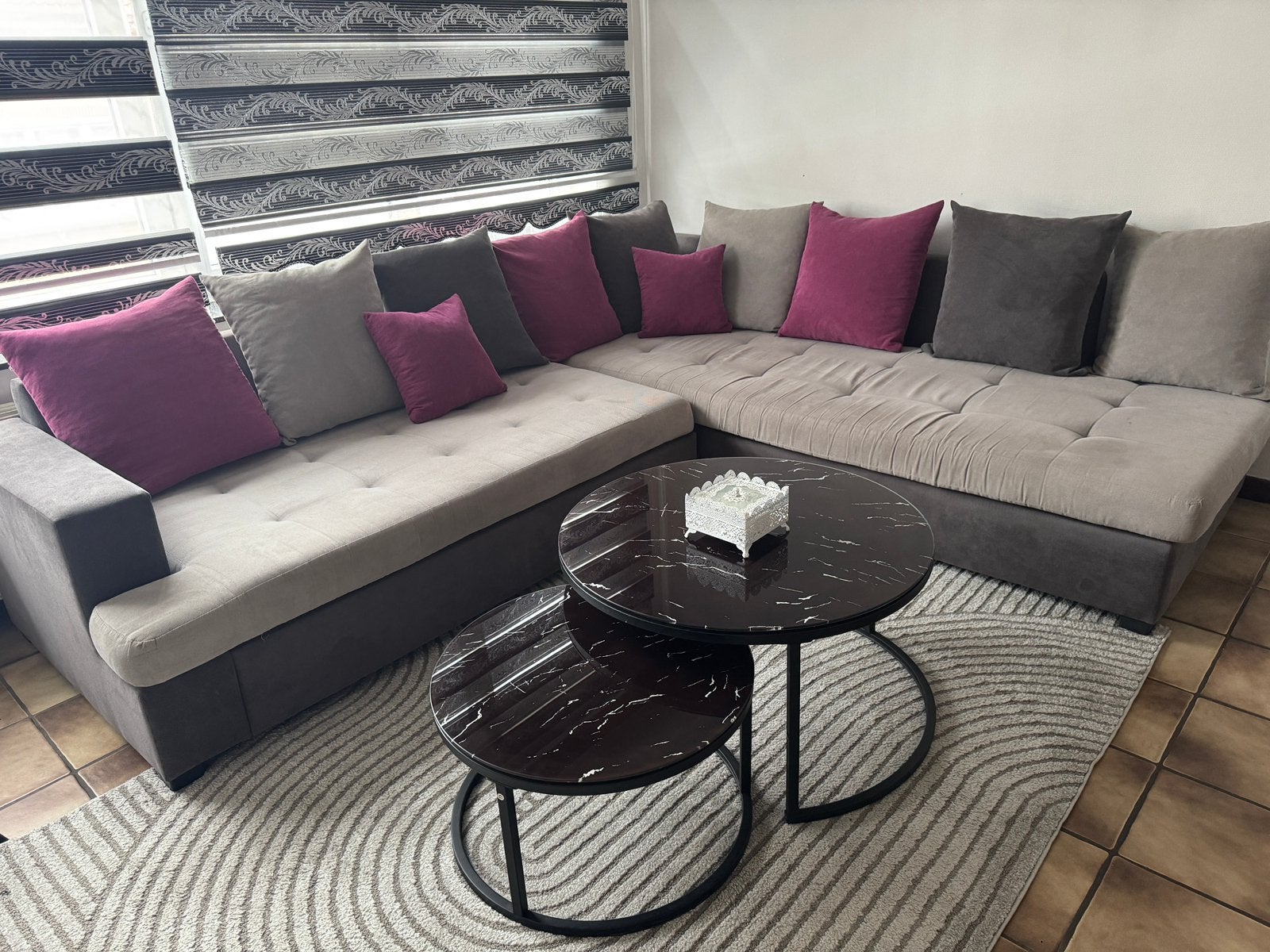 Salon complet, Maison & Meubles, Enlèvement ou Envoi, Comme neuf