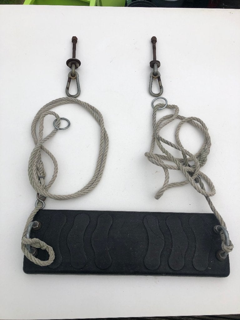 schommel + ophanghaken (rubber+haken), Ophalen, Gebruikt, Schommel
