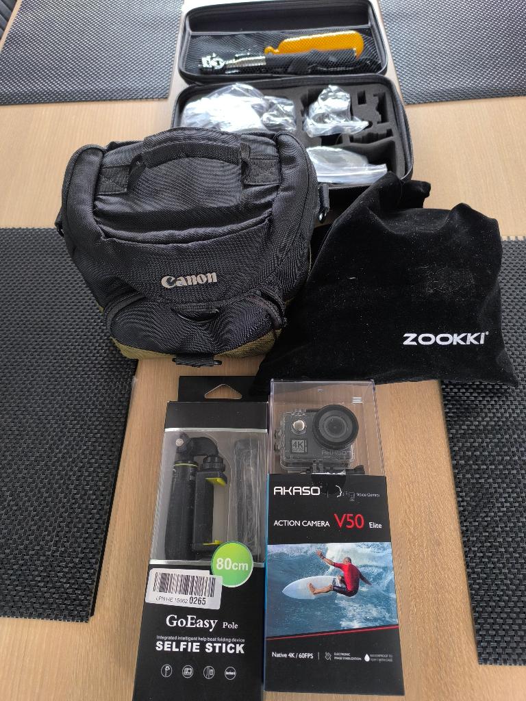 camera sport Akaso V50Elite, Enlèvement, Comme neuf, Autres marques