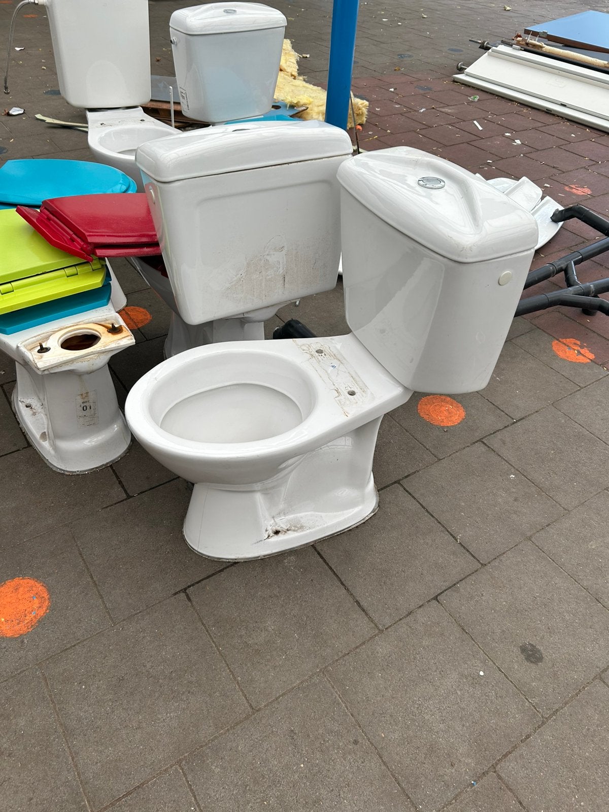 Wc potten in zeer goede staat 6 stuks, Ophalen, Zo goed als nieuw