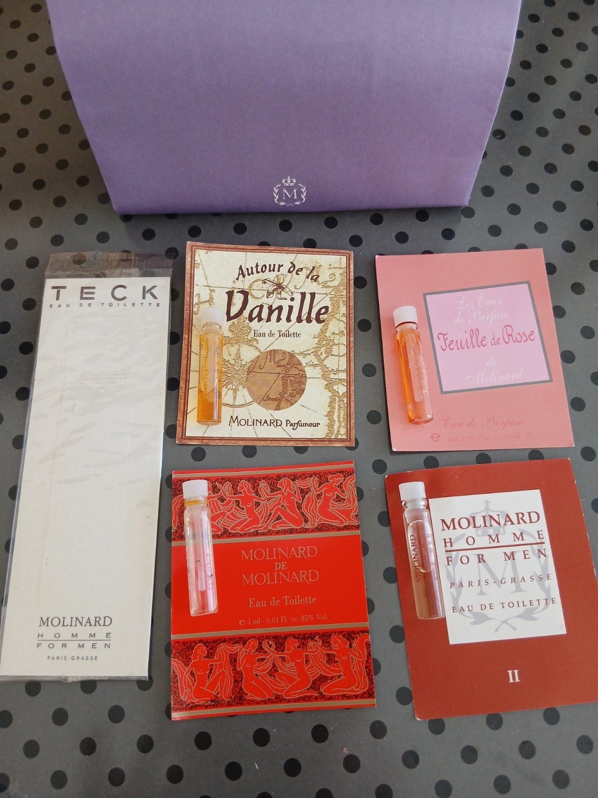Molinard France lot assortiment et miniatures de parfums, Neuf, Autres marques, Enlèvement, Autres types