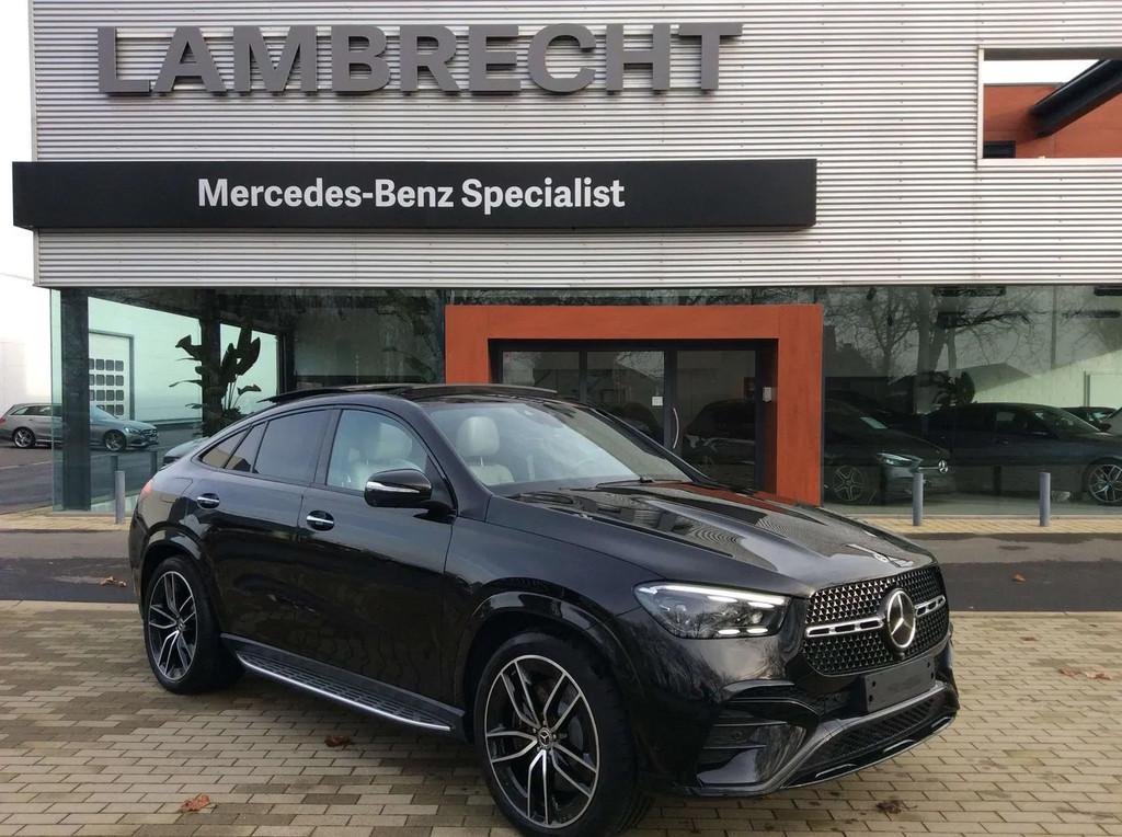 Mercedes-Benz GLE 400 Coupe 400 e AMG Line Advanced Plus, Auto's, Gebruikt, 4 cilinders, Zwart, Leder