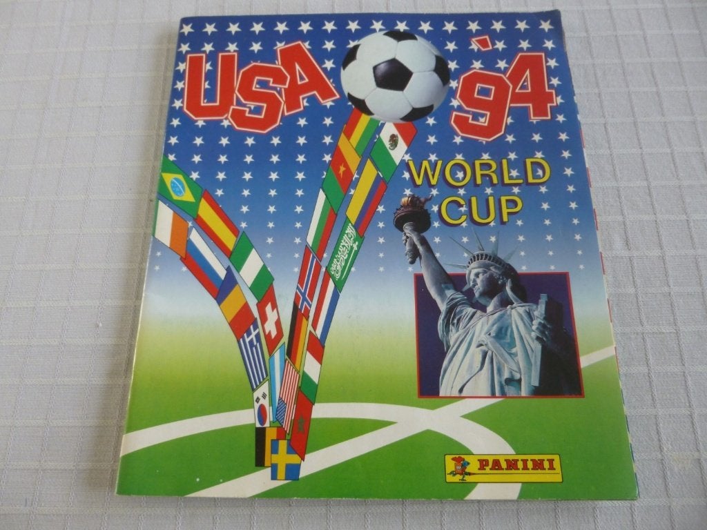 panini : wk 94 USA, Ophalen of Verzenden, Gebruikt