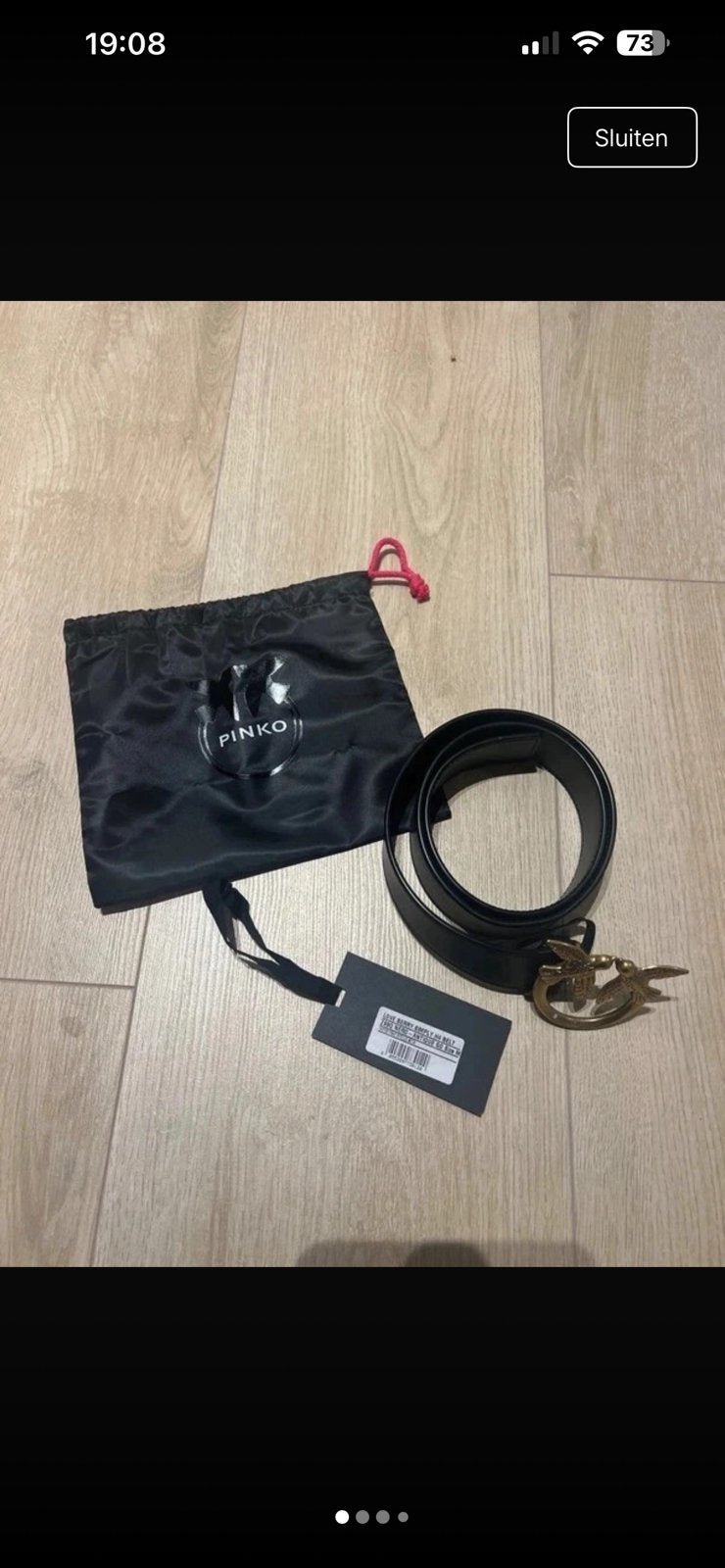 Riem pinko, Kleding | Dames, Nieuw, Heupriem, Ophalen of Verzenden, Echt leder