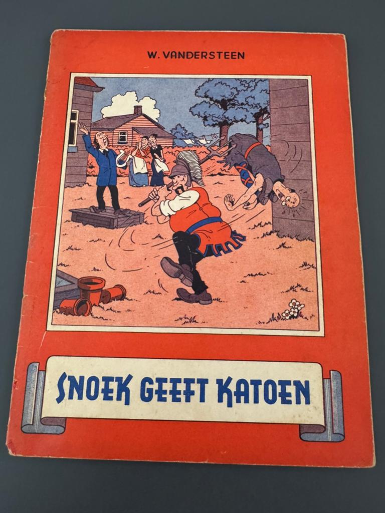 De familie Snoek 7. Snoek geeft katoen (1952) W.Vandersteen, Eén stripboek, Ophalen of Verzenden, Gelezen