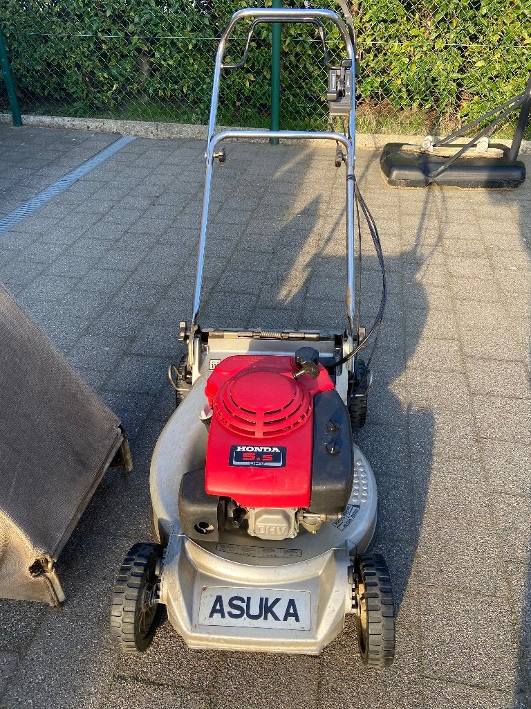 Grasmaaier Asuka - Honda 5.5 OHV, Tuin en Terras, Grasmaaiers, Ophalen, Cirkelmaaier, Honda, Gebruikt