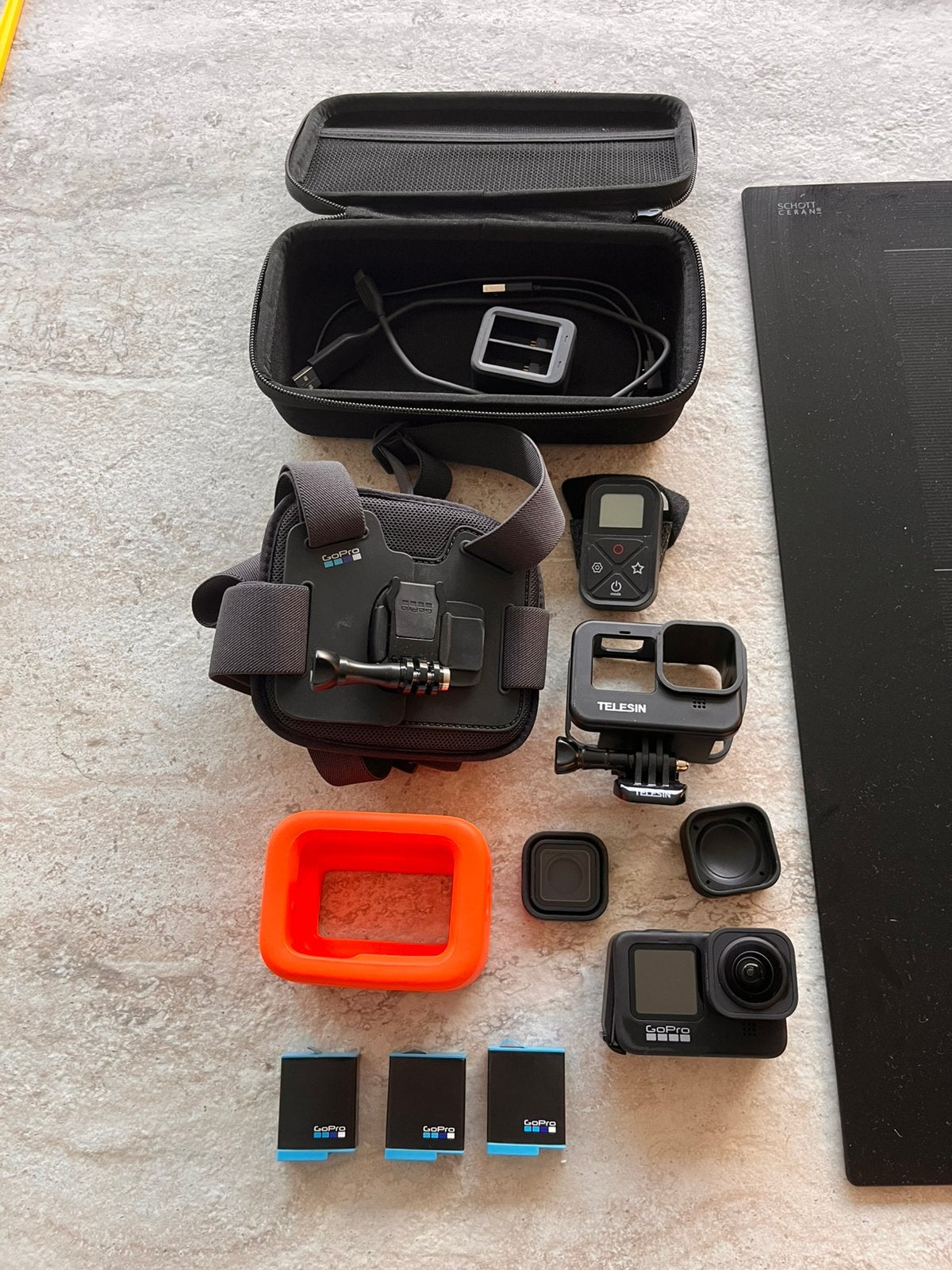 Gopro 9 black Max lens, Audio, Tv en Foto, Ophalen, Zo goed als nieuw, GoPro