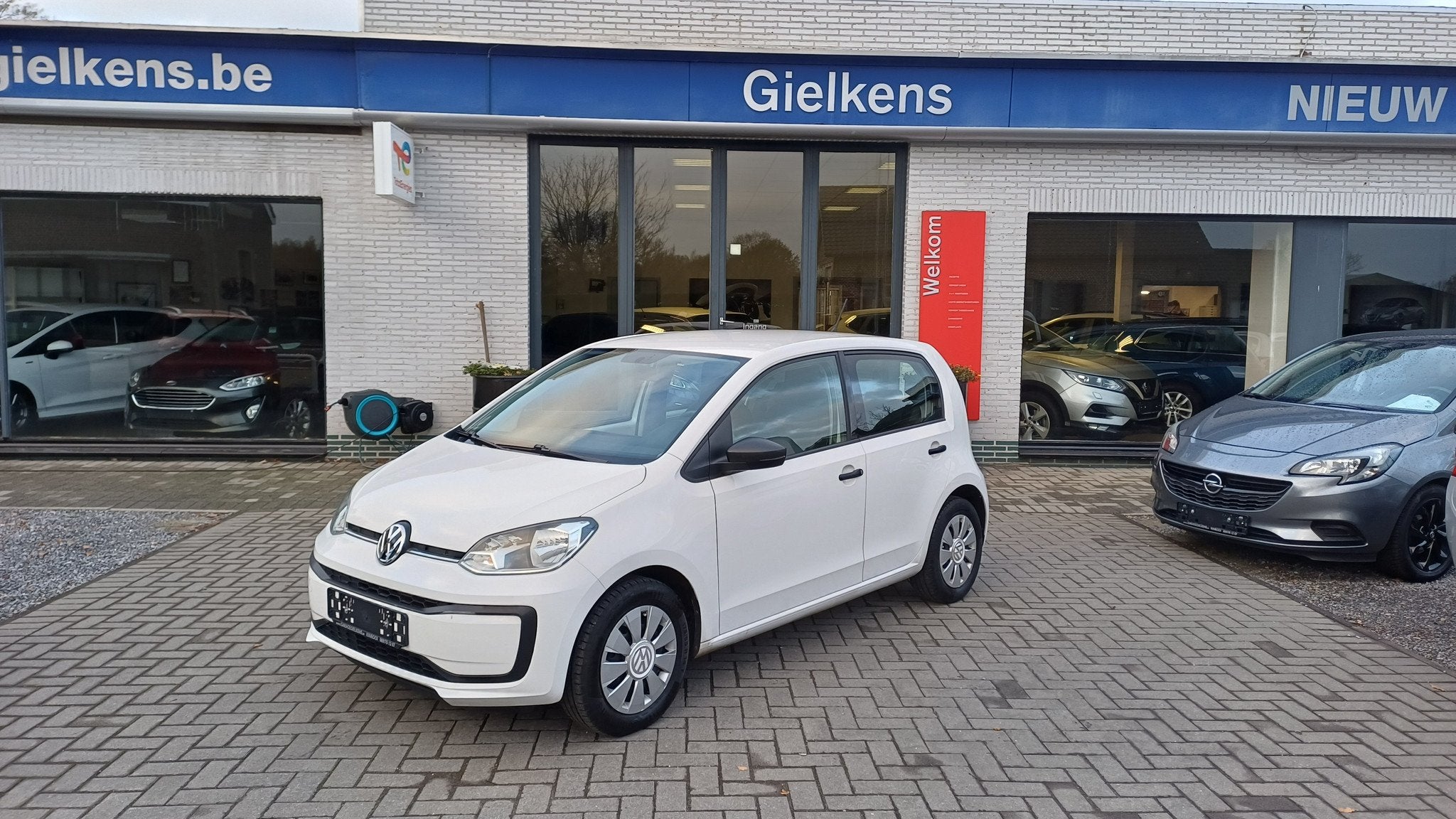 Volkswagen Up! 1.0i move up! /airco/1j.garantie., Voorwielaandrijving, 4 zetels, Stof, Gebruikt