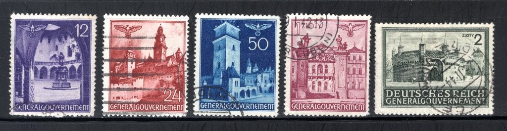 GENERAL GOUVERNEMENT jaar 1940 getsempeld, Verzenden, Gestempeld