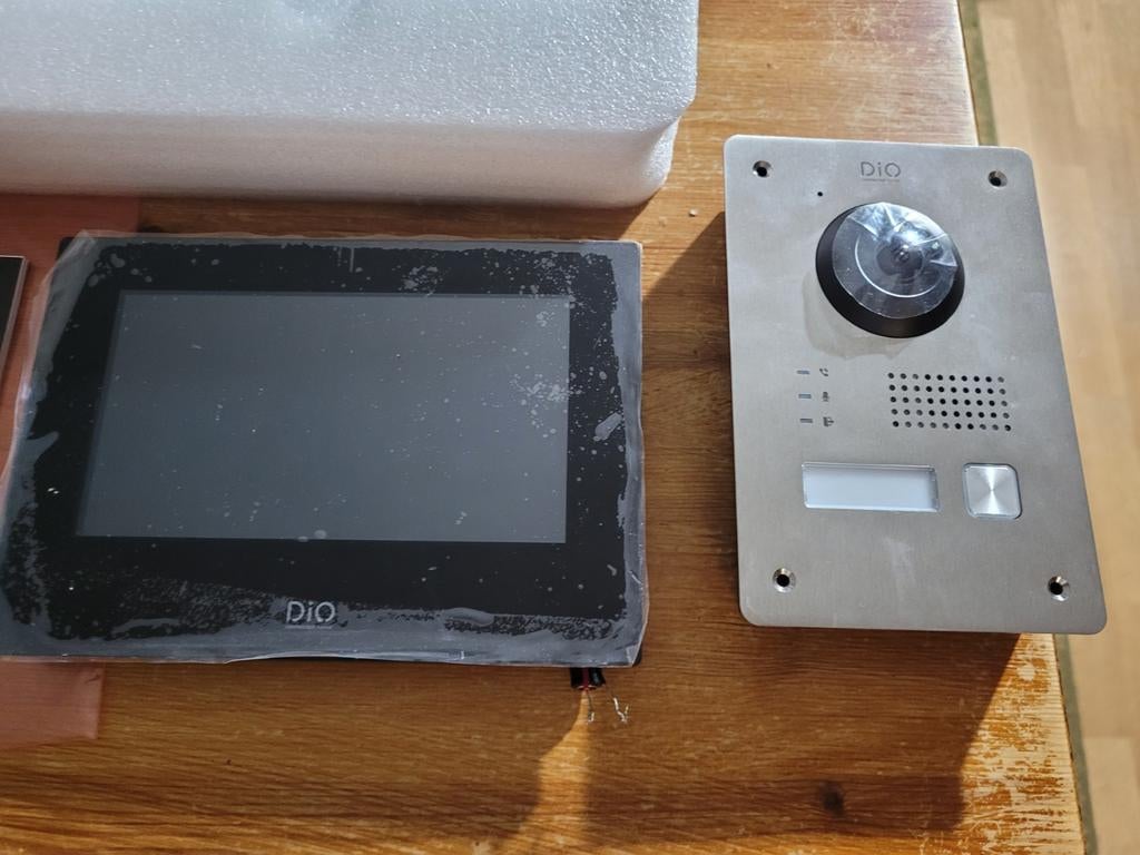 DiO Wi-Fi-videotelefoon - bekabeld., Huis en Inrichting, Deurbellen, Ophalen of Verzenden, Bedraad