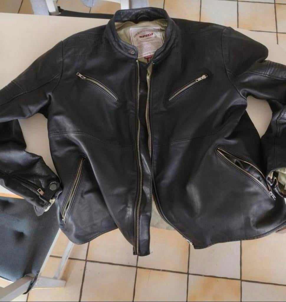 SPIDI leren motorjas, Motoren, Kleding | Motorkleding, Ophalen of Verzenden, Jas | leer