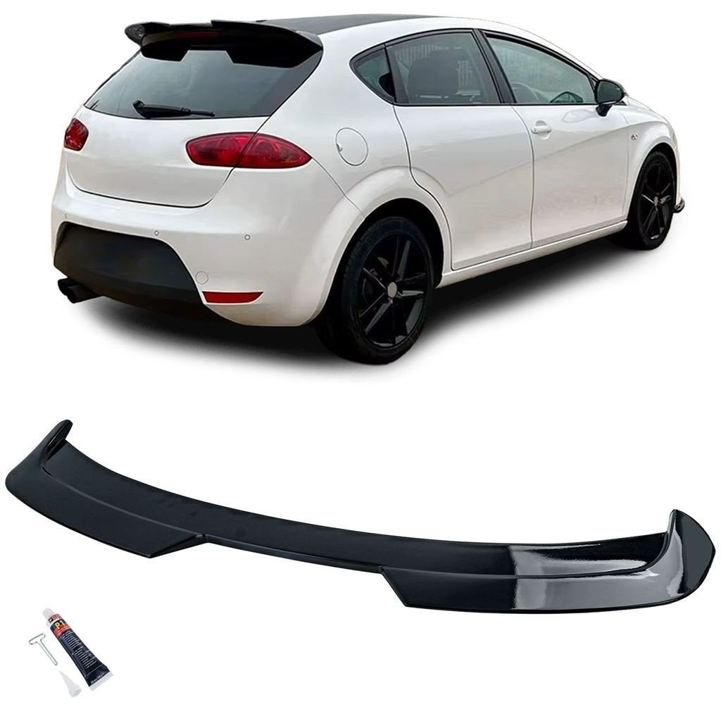 Dak Spoiler voor Seat Leon 1P Racing Performance Glans Zwart, Verzenden