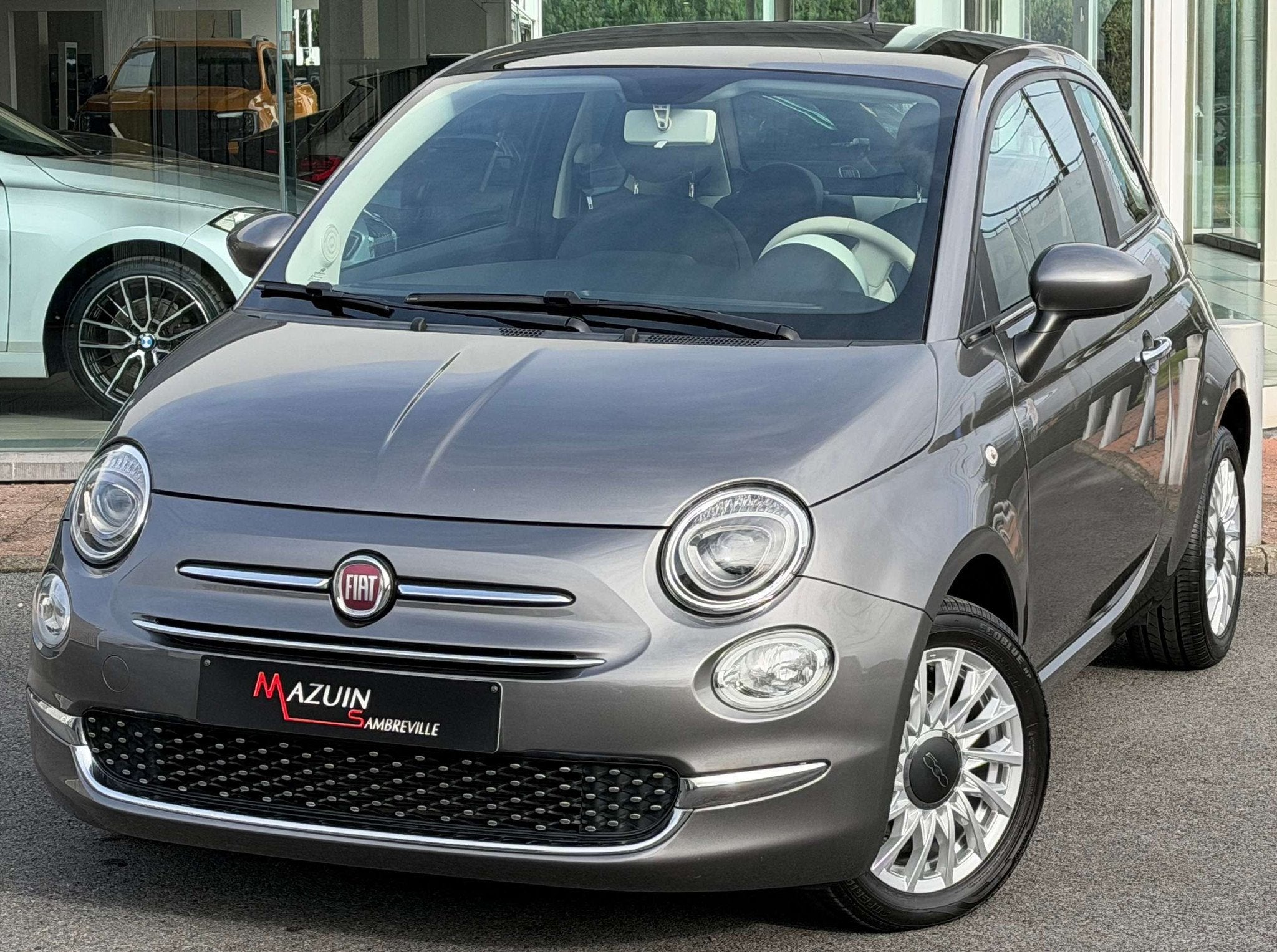 Fiat 500 1.0i MHEV Dolcevita * CarPlay * Toit Pano * Cuir *, Autos, Argent ou Gris, Achat, Euro 6, Entreprise