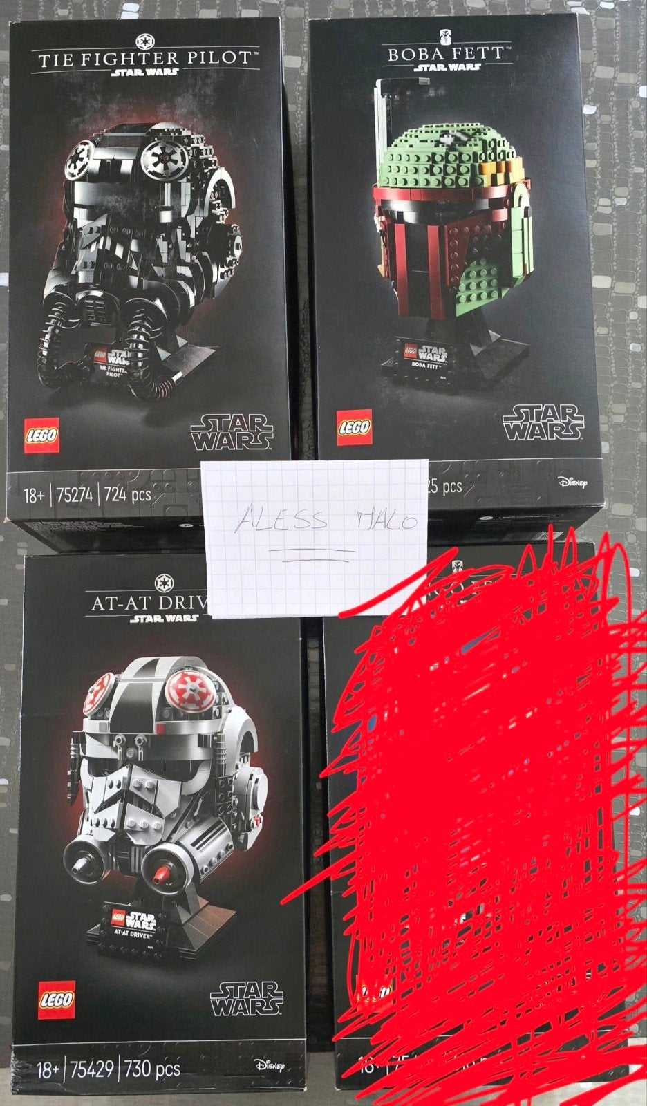 3 Casques Lego Star Wars, Neuf, Lego, Ensemble complet, Complet