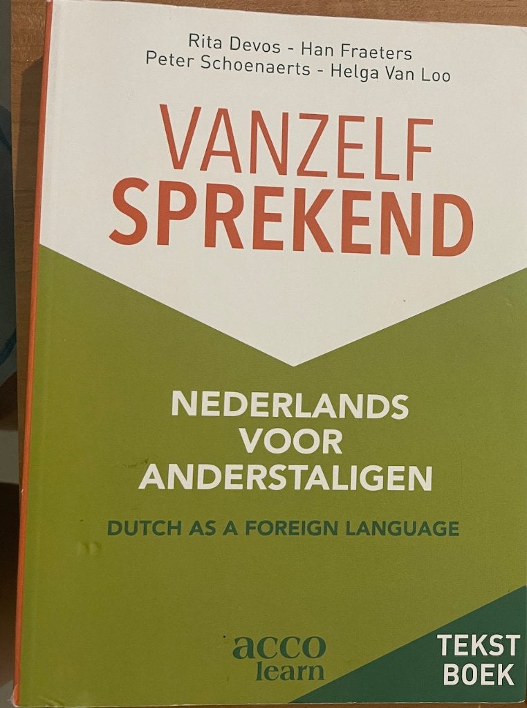Vanzelfsprekend – Tekstboek, Ophalen of Verzenden, Zo goed als nieuw, Niet van toepassing